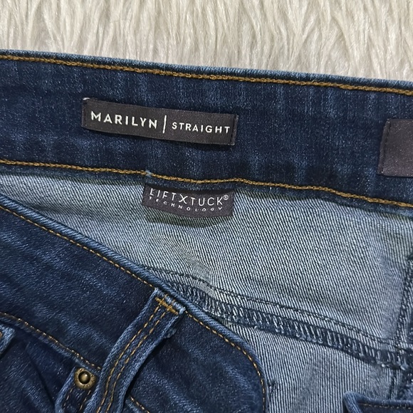 Not your daughters jeans Marilyn straight dark denim lift x tuck size 22w - Picture 4 of 6